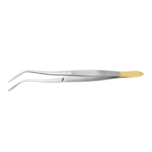 Top Quality Low Price Custom Color And SizeTweezer College For Dental Dressing Angled Tip Surgical Forceps Instruments <b>Pliers</b> - Product Image 4