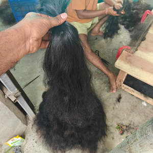 Cheveux humains indiens 100% naturels en vrac, cuticules alignées, sans nœuds, qualité premium, double trame, noir naturel, marque Perm SV3 - Product Image 6