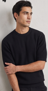 T-shirt gaufré d'été pour homme à manches courtes et col rond, séchage rapide, coupe-vent - Product Image 4