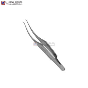 Pinzas Colibri Barraquer 0.12 mm 1 x 2 Dientes Mango Plano Acero Inoxidable Instrumentos Quirúrgicos Oftálmicos Cirugía Ocular - Product Image 3