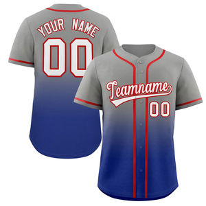 Maillot de baseball sur mesure pour homme, respirant, 100 % polyester, léger, confortable, coupe ample, manches courtes - Product Image 2