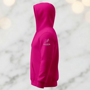 Meilleures ventes : Sweat à capuche pour homme Hooper, couleur rose choc, durable, style streetwear, design personnalisé, polyester/coton - Product Image 3