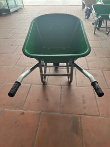 Vietnam-Made High Quality Solid <b>Wheelbarrow</b> with Pneumatic Wheel and Plastic Metal Tray for Garden Construction - Product Image 5