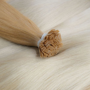 Meilleures extensions de cheveux crus à pointe plate en kératine italienne 100% cheveux humains vietnamiens slaves Vague naturelle directe d'usine - Product Image 2