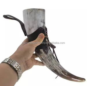 Cuerno para beber vikingo ecológico hecho a mano indio diseño Animal forma Natural-para mostrar tradiciones nórdicas celebración - Product Image 3