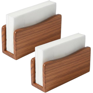 Portarrollos de madera estilo nórdico, de pie, para el hogar, la oficina, organizador de escritorio, también ideal para regalar. - Product Image 4