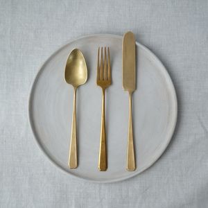 Ensemble de couverts de luxe en acier inoxydable, fourchette, cuillère, couteau durables, vaisselle de table, cuisine, restaurant, traiteur - Product Image 5