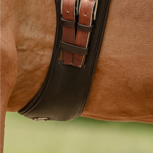 Cincha de Cuero para Caballo con Hebillas Dobles Color Marrón - Product Image 6