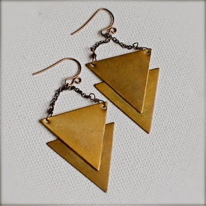 Bijoux de mode en cuivre et laiton élégants de conception tendance faits à la main de qualité supérieure Modèle 84 Accessoires de mode durables en cristal - Product Image 1
