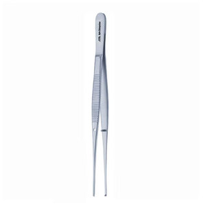 Pinzas Quirúrgicas de Precisión Semken para Tejidos Delicados, Rectas, de 2x3 Dientes, 12.5 cm, para Manipulación Fina de Tejidos - Product Image 2