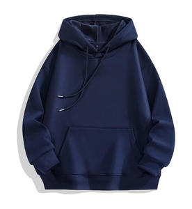 Sudadera con Capucha para Hombre, Color Sólido, Felpa Plateada de Algodón 450G, Bordado con Logotipo Personalizado OEM, Precio de Fábrica China Bangladesh - Product Image 2