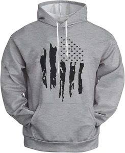 Sudadera con Capucha Personalizable para Hombre, Estilo Americano, Color Negro, Corte Regular, Algodón French Terry, Logotipo Frontal - Product Image 4