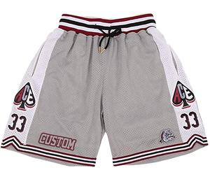 Maillot de basket rétro personnalisé OEM pour homme, style streetwear, en mesh, avec poches, pour équipe, athlétique, vintage - Product Image 2