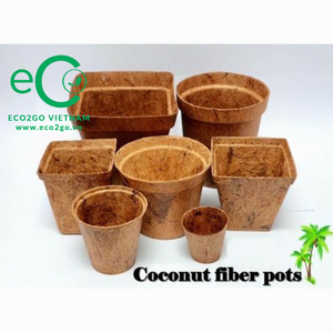 Coconut Fiber Hanging <b>Nursery</b> Pots Classic Farmhouse Design Biodegradable Eco-Friendly Planters for Healthy Root Growth - Product Image 1