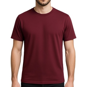 T-shirt pour homme, coupe ample, manches courtes, 100% coton, respirant, séchage rapide, 200 grammes, style vintage, pack, été, décontracté, tous les jours - Product Image 1