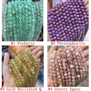 Cuentas Sueltas Redondas de Piedra de Cristal Natural Genuino de Mayor Calidad para Pulseras, Collares y Joyería DIY de 4mm a 12mm - Product Image 5