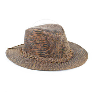 Sombreros de Vaquero de Cuero para Exteriores, Cómodos, Ajustables, Ecológicos y Ligeros, Personalizados para Viajar - Product Image 1