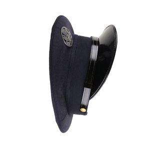 Gorra de Visera Azul Grisácea de Alta Calidad para Piloto Capitán AF con Insignia, Gorra de Visera Hecha a Mano al por Mayor - Product Image 5