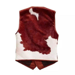 Chaleco de Seguridad de Cuero con Pelo de Vaca para Invierno, Personalizado con Logotipo de Fábrica, Transpirable, Resistente al Viento e Impermeable para Uso Invernal - Product Image 2
