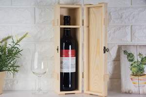 Boîte Cadeau Rétro Vintage en Bois pour Bouteille de Vin – Élégant Coffret de Rangement pour Cadeaux d'Affaires et Occasions Spéciales - Product Image 2