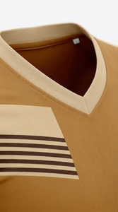 T-shirt personnalisé imprimé pour hommes, femmes, unisexe, en polyester respirant et léger - Product Image 5
