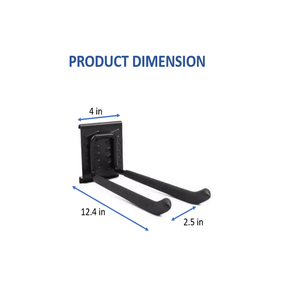 Steel Mount Garage Hook Rail Storage System Heavy Duty Good Quality <b>Wall</b> <b>Mounted</b> Bicycle Rack Garage Storage Organizer GAPGAR003 - Product Image 1