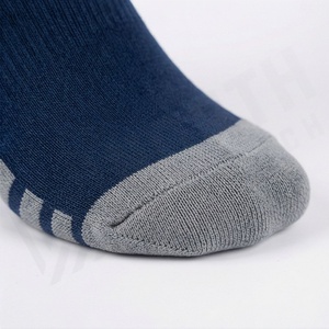 Knee High <b>Running</b> <b>Socks</b> Breathable Striped Design for Adults Sports <b>Compression</b> Support Standard Thickness Knitted Style - Product Image 6
