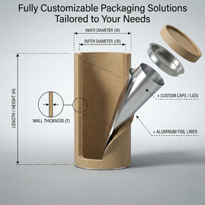 Tubo di Carta Personalizzato ad Alta Visibilità per Segnalazione Marina, Tubo in Cartone Resistente alla Nebbia Salina per Segnalazione Pirotecnica - Product Image 4