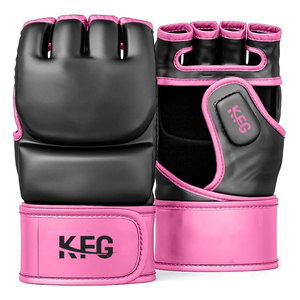 Guantes Profesionales de Piel para Kick Boxing y MMA, Transpirables y que Absorben la Humedad, para Entrenamiento, Ejercicio y Acondicionamiento - Product Image 1