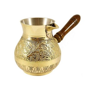 Embossed Design <b>Tea</b> <b>Pot</b> Coffee Maker With Wooden Handle Premium Quality Serving <b>Tea</b> <b>Pot</b> At Best Selling - Product Image 1