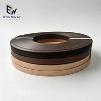 Bande de chant PVC effet bois, finition brillante ou mate LED, largeur et épaisseur personnalisables pour portes d'armoires et panneaux MDF