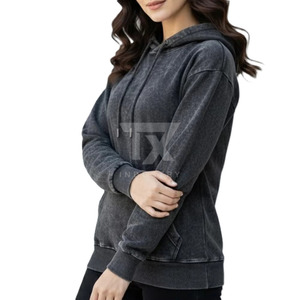 Sweat à capuche Spider unisexe, style tendance, chaud pour l'hiver, manches longues, délavé à l'acide, 100% coton, imperméable à l'avant - Product Image 6