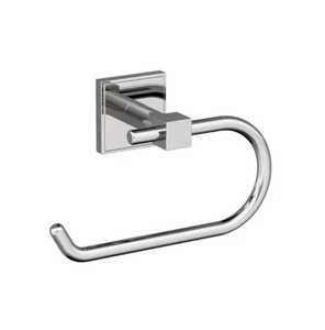 Modern Polished Chrome Toilet Paper Holder Wall Mounted Square Base Stainless Steel Bathroom Tissue <b>Roll</b> <b>Rack</b> - Product Image 1