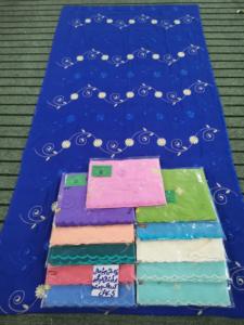 Foulard Hijab Long en Mousseline Africaine 12 Couleurs pour Femme, Châle Ethnique Musulman, Voile Floral à Strass, Respirant, Doux et Léger – Vente en Gros - Product Image 3