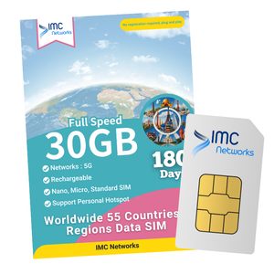 Bulk Asia 11 Countries 4G 5G Travel SIM Card Reseller Custom Packaging Roaming Unlimited Data SIM Cards Physical SIM - Product Image 1