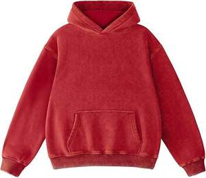 Sweat à capuche uni coupe classique à prix abordable, qualité supérieure, hiver, personnalisable, unisexe, streetwear, 100% coton molletonné, écologique - Product Image 5