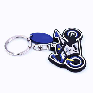 Porte-clés personnalisés en gros, directement de l'usine, en PVC de haute qualité avec broderie et impression de logo sur mesure pour le branding - Product Image 4