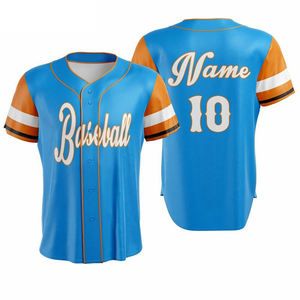 Camiseta de Béisbol Personalizada 100% Poliéster, Sublimada, al por Mayor, Camisetas de Béisbol y Softbol Lisas - Product Image 6