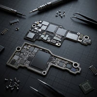 Carte mère entièrement fonctionnelle pour iPhone 17 Pro avec Face ID et carte SIM, 100 % originale et débloquée