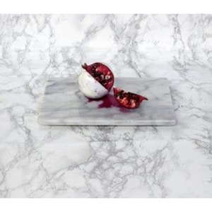 Tabla de Cortar de Mármol Natural Blanca con Logotipo Personalizado, Tabla de Cortar de Piedra No Porosa para Utensilios de Cocina y Uso Profesional en Panaderías - Product Image 4