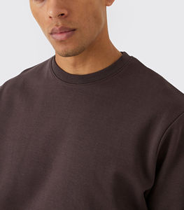 Sweat-shirt surdimensionné en coton 100% lourd, logo personnalisé, streetwear pour hommes, sweat-shirts pour hommes confortables et de haute qualité - Product Image 3