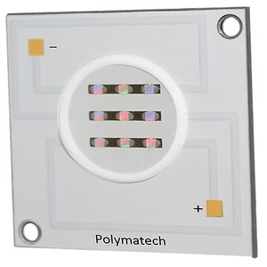 Polymatech ชิป LED FL09COB3030 450nm สีฟ้า8W อะลูมิเนียม CRI 95 + 148lm/w มุมมอง120 - Product Image 1
