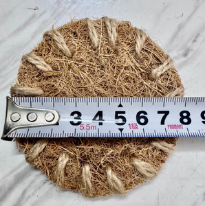 Hotsale Coconut Coir <b>Table</b> Mat Natural Fiber Handmade Drink <b>Coaster</b> Highly Absorbent Eco Friendly Cup Bowl Plate Pad Wholesale - Product Image 1
