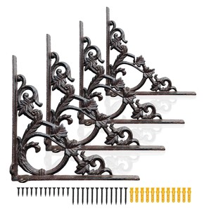Acacia Wood Industrial Design Wall <b>Shelves</b> Iron <b>Brackets</b> Storage Function <b>for</b> Living Room-OEM Custom Wholesale | Aqudus Saleem - Product Image 5