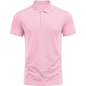 Camisa Polo de Golf Clásica con Cierre de 3 Botones, Tejido Suave, Transpirable, Fácil de Cuidar, Sin Arrugas - Product Image 1