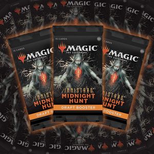 Cartas de Juego Magic: The Gathering Innistrad: Caza de Medianoche Caja de Sobres de Draft Booster |   36 Paquetes (540 Tarjetas) - Product Image 3