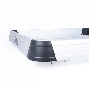 ตะกร้าหลังคาด้านบนของรถยนต์อลูมิเนียมสำหรับงานหนักสีเงิน - Product Image 6