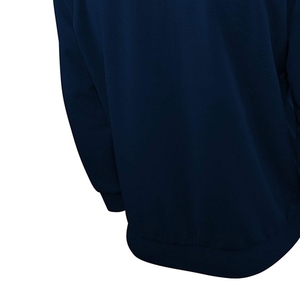 INDEX Men's Navy Blue Fleece Jacket with Gold Color Blocking Full Zip Sporty Athletic Wear Autumn Training Jacket - Product Image 5