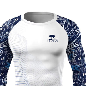 Vêtements de sport de haute qualité, rashguard personnalisé par sublimation, tissu extensible et doux, service OEM ODM - Product Image 3