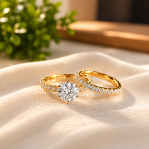 Anillo de Aniversario con Diamante de Forma Redonda, Elegante Anillo de Compromiso con Moissanita y Plata de Ley 925, Joyería Nupcial - Product Image 4